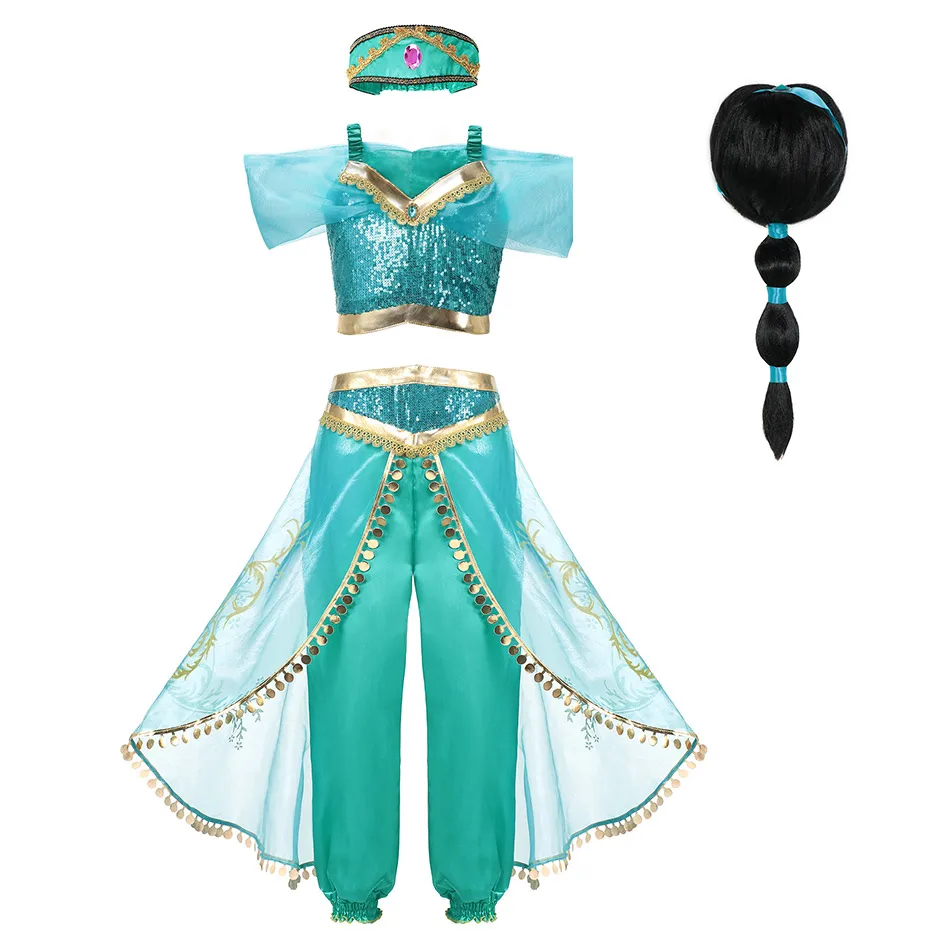 Aladdin платье принцессы для девочки арабский маскарадный костюм детская одежда для Хэллоуина косплея вечеринки костюм на день рождения 
Aladdin платье принцессы для девочки арабский маскарадный костюм детская одежда для Хэллоуина косплея вечеринки костюм на день рождения