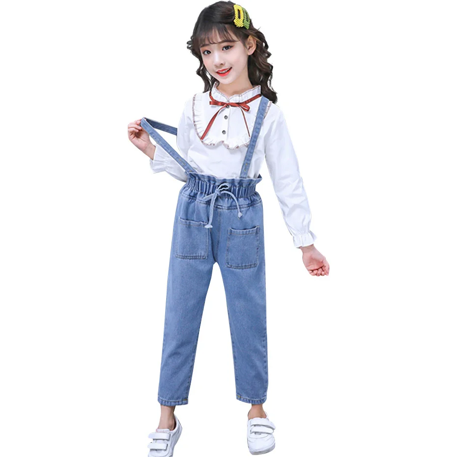 Girls jeans Overalls Autumn teenage girls jeans children short trousers girls suspenders denim pants baby girls overalls
Girls jeans Overalls Autumn teenage girls jeans children short trousers girls suspenders denim pants baby girls overalls
