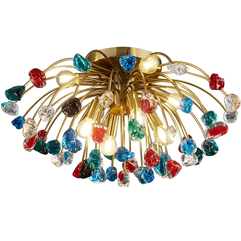 New modern Ceiling Chandelier For Bedroom Colorful Crystal Light Fixtures Living Room Chandeliers Lighting Home Lamp
New modern Ceiling Chandelier For Bedroom Colorful Crystal Light Fixtures Living Room Chandeliers Lighting Home Lamp