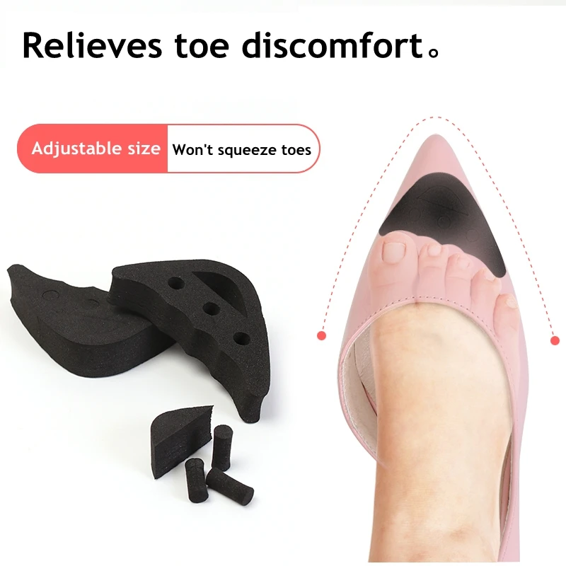 1 Pair Women High Heel Half Forefoot Insert Toe Plug Cushion Pain Relief Protector Big Shoes Toe Front Filler Adjustment
1 Pair Women High Heel Half Forefoot Insert Toe Plug Cushion Pain Relief Protector Big Shoes Toe Front Filler Adjustment