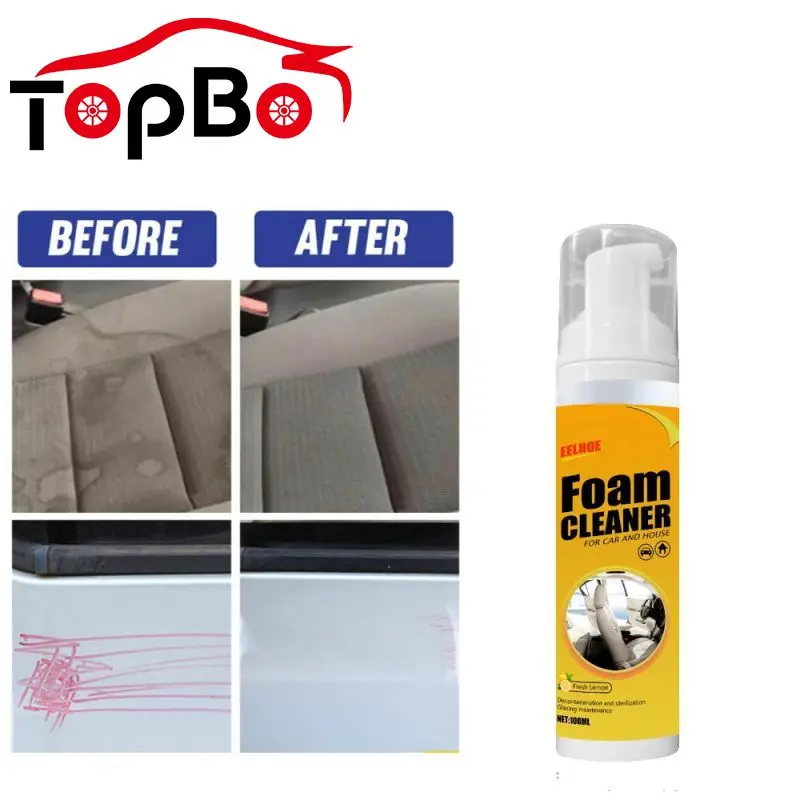 30/100ml Auto Leather Foam Agent Foam Cleaner Car Seat Surfaces Home Cleaning Foam Spray Clean Wash Maintenance Multi-purpose
30/100ml Auto Leather Foam Agent Foam Cleaner Car Seat Surfaces Home Cleaning Foam Spray Clean Wash Maintenance Multi-purpose