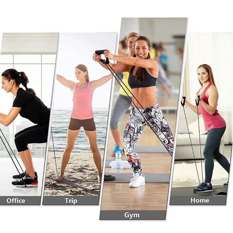 120cm Elastic Yoga Pull Rope Fitness Resistance Bands Muscle Workout Rubber Expander Band for Home Strength Exercise Training
120cm Elastic Yoga Pull Rope Fitness Resistance Bands Muscle Workout Rubber Expander Band for Home Strength Exercise Training