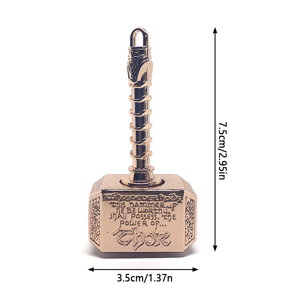 1pc Updated Version Hammer Shape Fidget Cool Metal Hand Spinner Battle Hammer Keychain Toy Stress Relief Toys For Children Adult
1pc Updated Version Hammer Shape Fidget Cool Metal Hand Spinner Battle Hammer Keychain Toy Stress Relief Toys For Children Adult