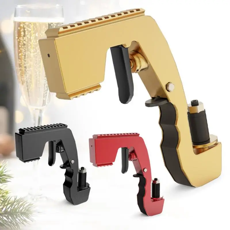 Champagne Gun Wine Sprayer Pistol Alcohol Dispenser Beer Bottle Stopper Spray Gun Feeding Drinking Game Ejector Kitchen Bar Tool
Champagne Gun Wine Sprayer Pistol Alcohol Dispenser Beer Bottle Stopper Spray Gun Feeding Drinking Game Ejector Kitchen Bar Tool