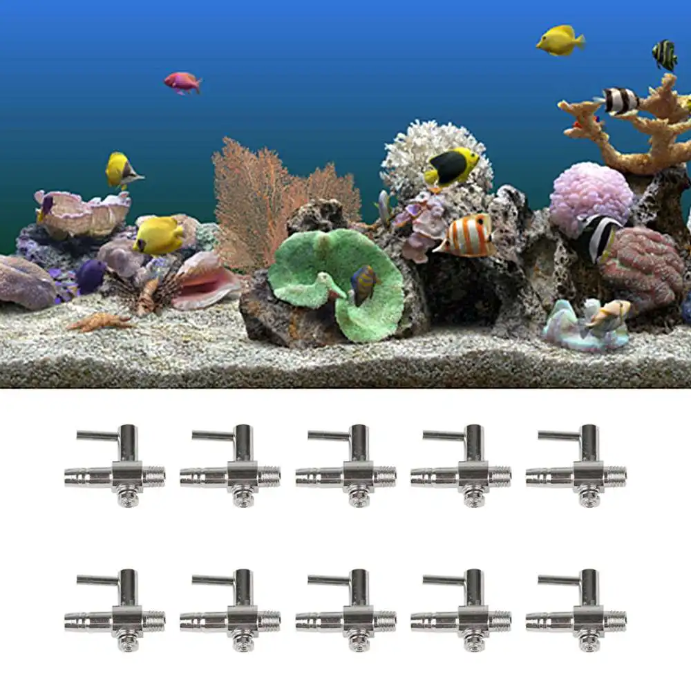 10 Pieces Simple Operation with Fine Workmanship Fish Tank Flow Control Valve Stainless Steel Air Flow Control Valve
10 Pieces Simple Operation with Fine Workmanship Fish Tank Flow Control Valve Stainless Steel Air Flow Control Valve