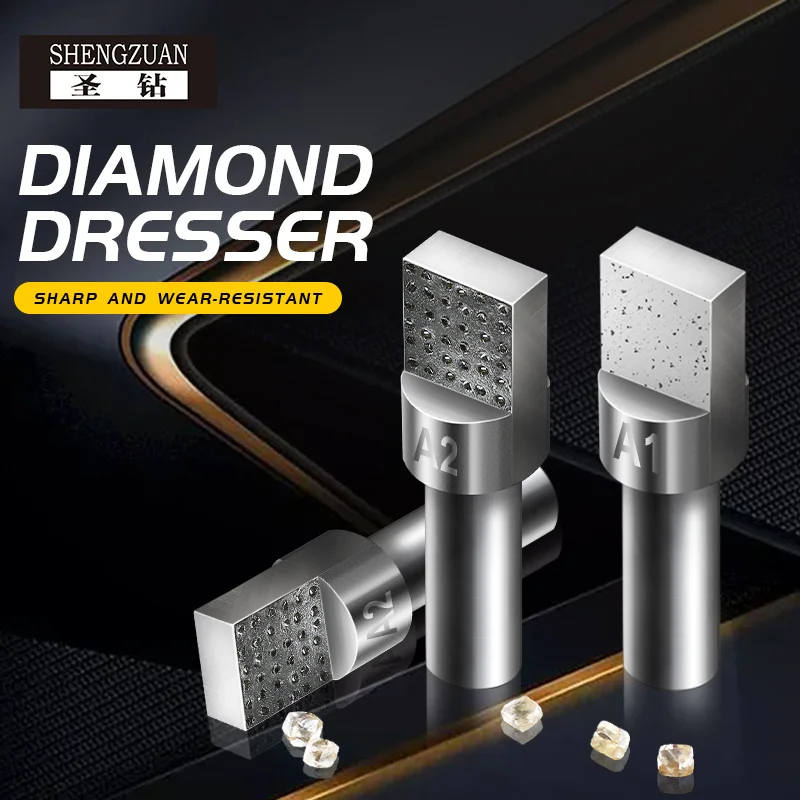 Grinding wheel square head dressing diamond dresser pen 5 carat diamond pointed point diamond pen repairing grinding surface
Grinding wheel square head dressing diamond dresser pen 5 carat diamond pointed point diamond pen repairing grinding surface