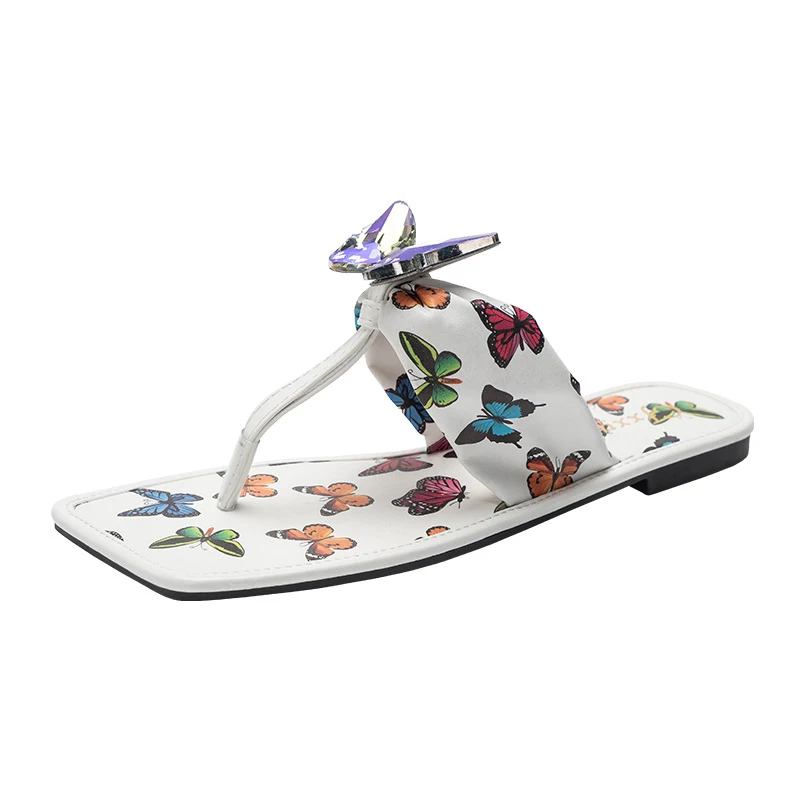 2021 Summer New Women's Slippers Fashion Open-toe Flat Sandals Butterfly Printed Flip Outdoor Casual Women's Shoes Large Size 42
2021 Summer New Women's Slippers Fashion Open-toe Flat Sandals Butterfly Printed Flip Outdoor Casual Women's Shoes Large Size 42