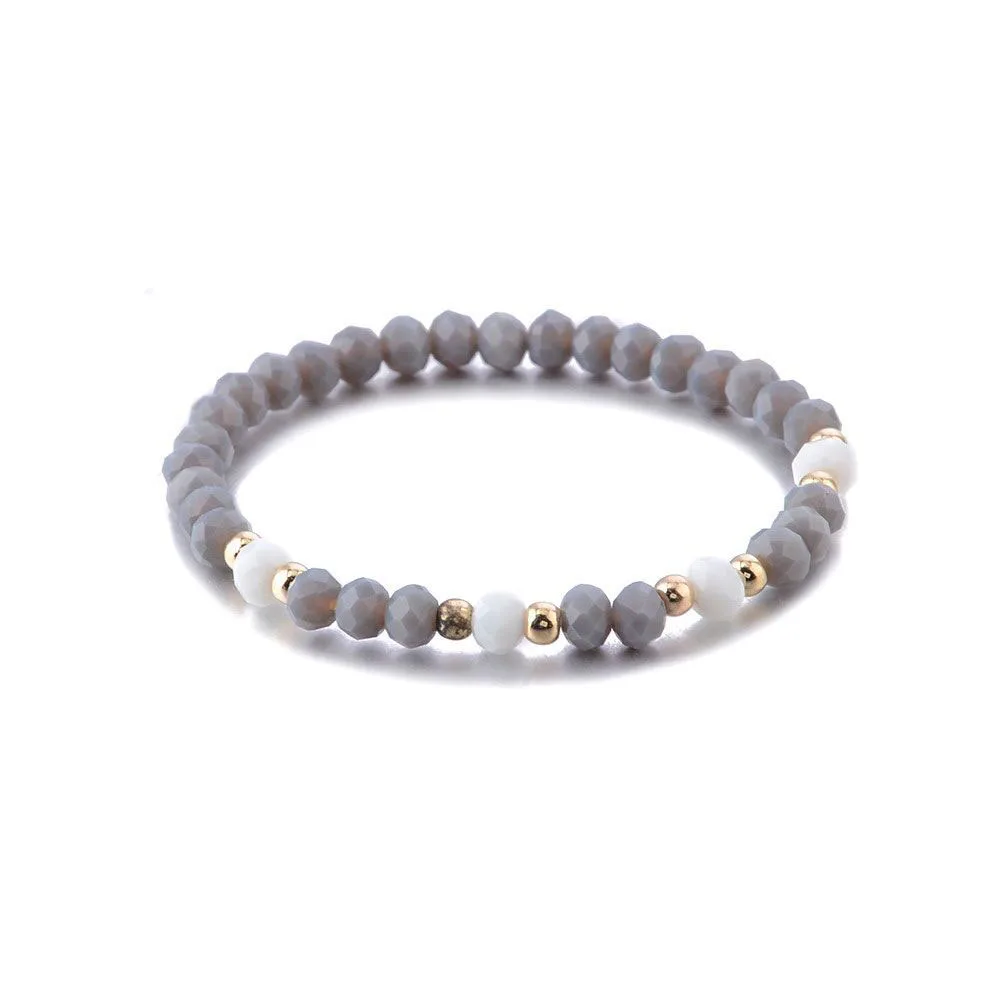 Women's Bracelet New Temperament Star Moon Personality Pendant Bracelet Female Handmade String Gray Bead Bracelet Six-piece Set 
Women's Bracelet New Temperament Star Moon Personality Pendant Bracelet Female Handmade String Gray Bead Bracelet Six-piece Set