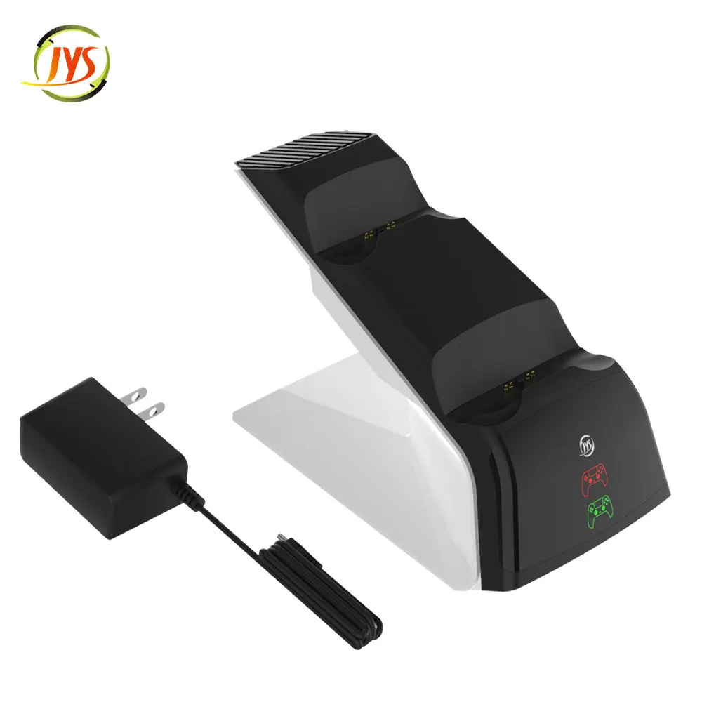 JYS-P5102 Fast Charging Dock Stand For PS5 Gamepad Dual Charging Station For PS5 Controller Base Charger With AC Adapter
JYS-P5102 Fast Charging Dock Stand For PS5 Gamepad Dual Charging Station For PS5 Controller Base Charger With AC Adapter