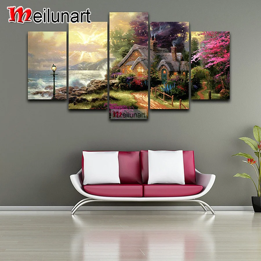 Seashore Cottage Classic Landscape 5 piece diy diamond painting full square round drill diamond embroidery sale decor AS0157
Seashore Cottage Classic Landscape 5 piece diy diamond painting full square round drill diamond embroidery sale decor AS0157