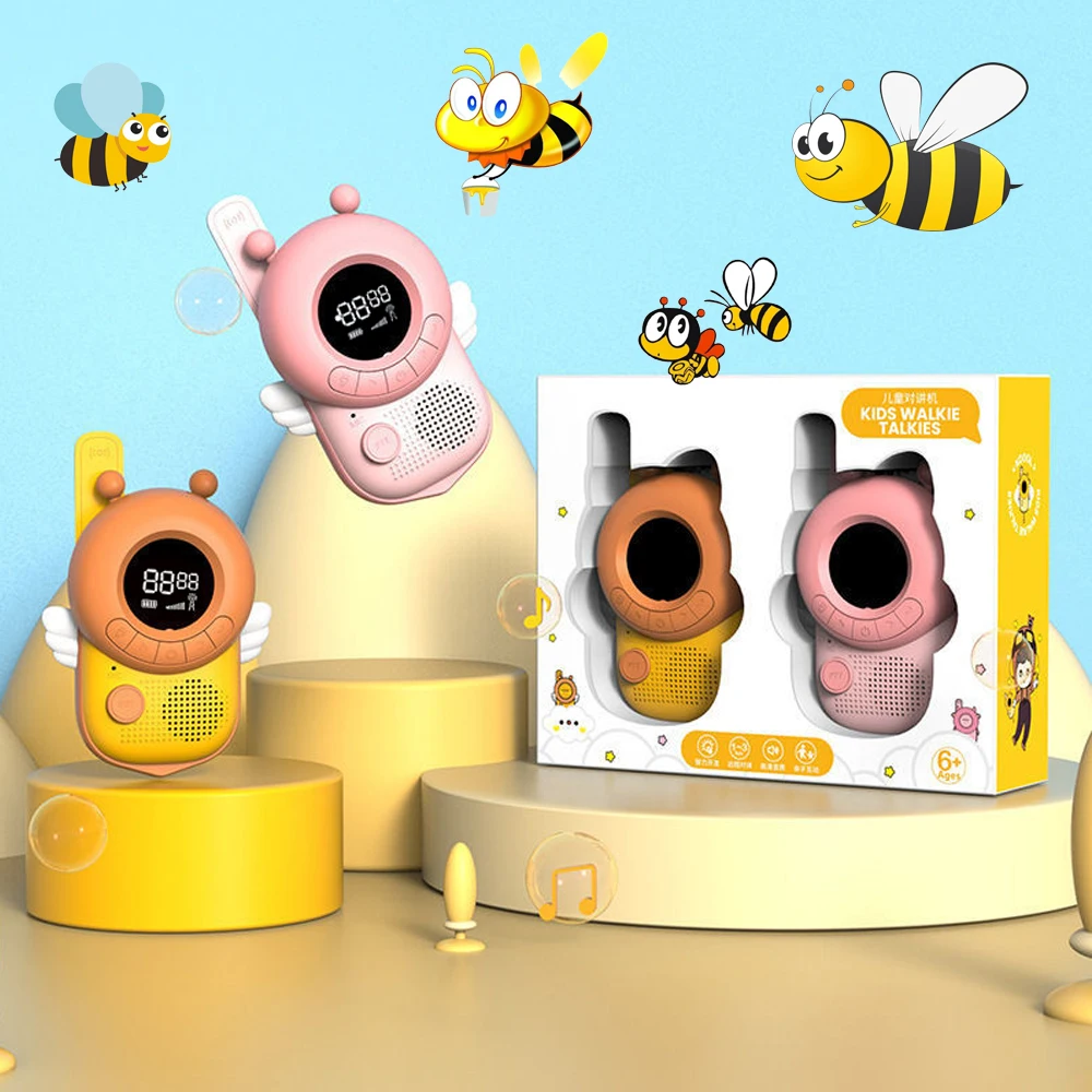 2021 2Pcs Toy Walkie Talkies Cute Mini Portable Children Phone 3KM Transmission Transceiver Interactive Educational Toys for Kid
2021 2Pcs Toy Walkie Talkies Cute Mini Portable Children Phone 3KM Transmission Transceiver Interactive Educational Toys for Kid
