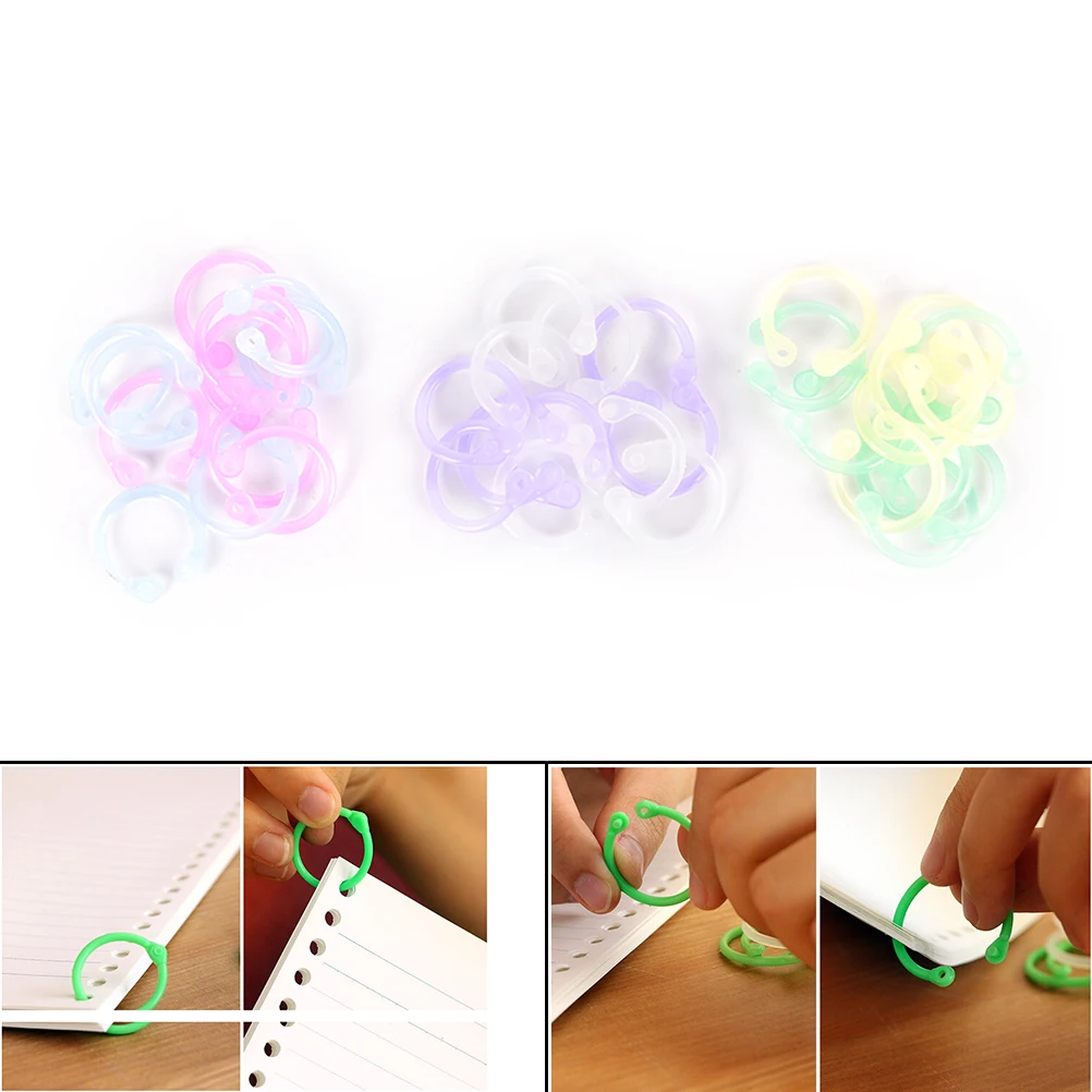 12 Pcs Creative Color Plastic Multi-function Open Circle Clips Office Supplies Information Card Rings
12 Pcs Creative Color Plastic Multi-function Open Circle Clips Office Supplies Information Card Rings