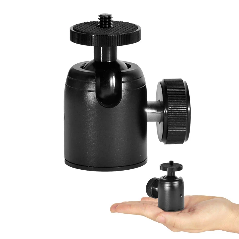 

mini ballhead 360 swivel head tripod ball head phone stand smaling monopod mount adapter for Sony DSLR & SLR camera flash tripod