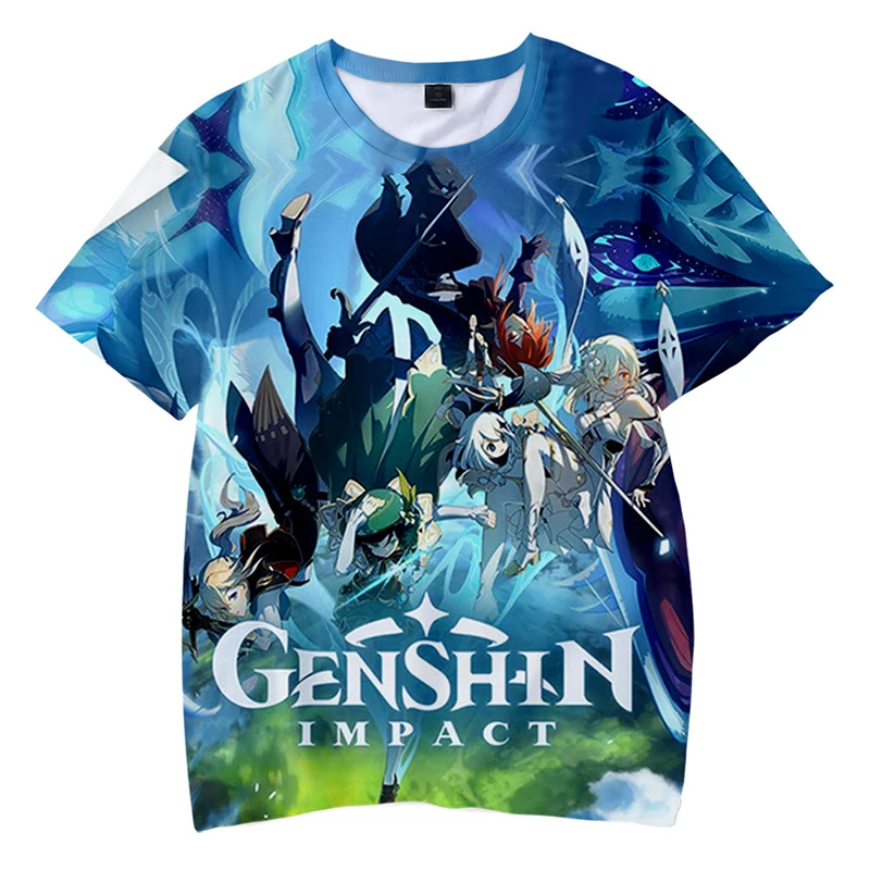 Casual Game Genshin Impact 3D T Shirt Men Women Lumine Jean Cosplay Short Sleeve T-shirts Unisex tShirt
Casual Game Genshin Impact 3D T Shirt Men Women Lumine Jean Cosplay Short Sleeve T-shirts Unisex tShirt