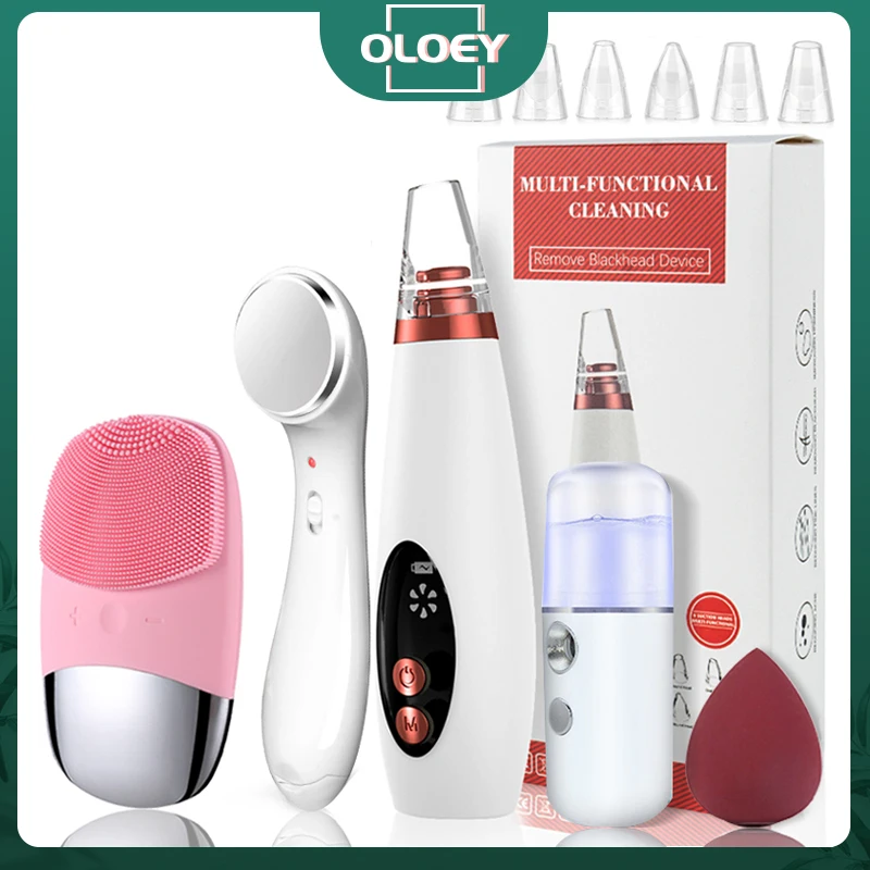 Blackhead Remover Vacuum Facial Cleansing 1+4 Set Acne Pimple Black Spot Suction Electric Facial Pore Cleaner Skin Care Tools
Blackhead Remover Vacuum Facial Cleansing 1+4 Set Acne Pimple Black Spot Suction Electric Facial Pore Cleaner Skin Care Tools