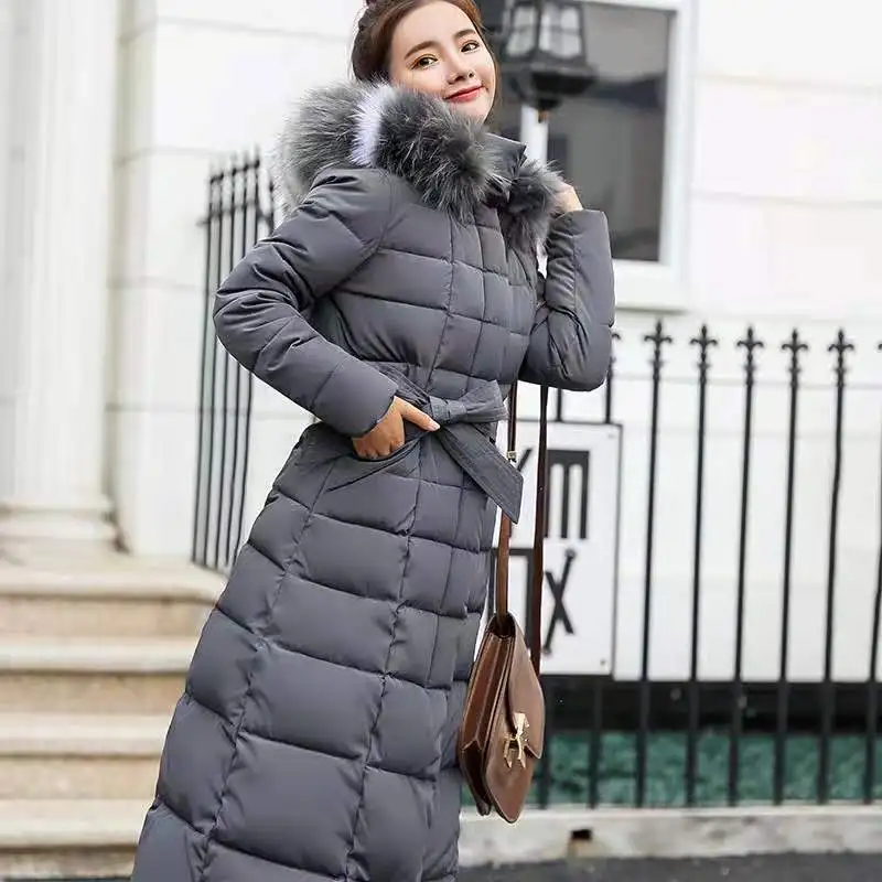 2020 women's coat jacket winter long over-the-knee down padded jacket fashion fur collar slim thickening
2020 women's coat jacket winter long over-the-knee down padded jacket fashion fur collar slim thickening