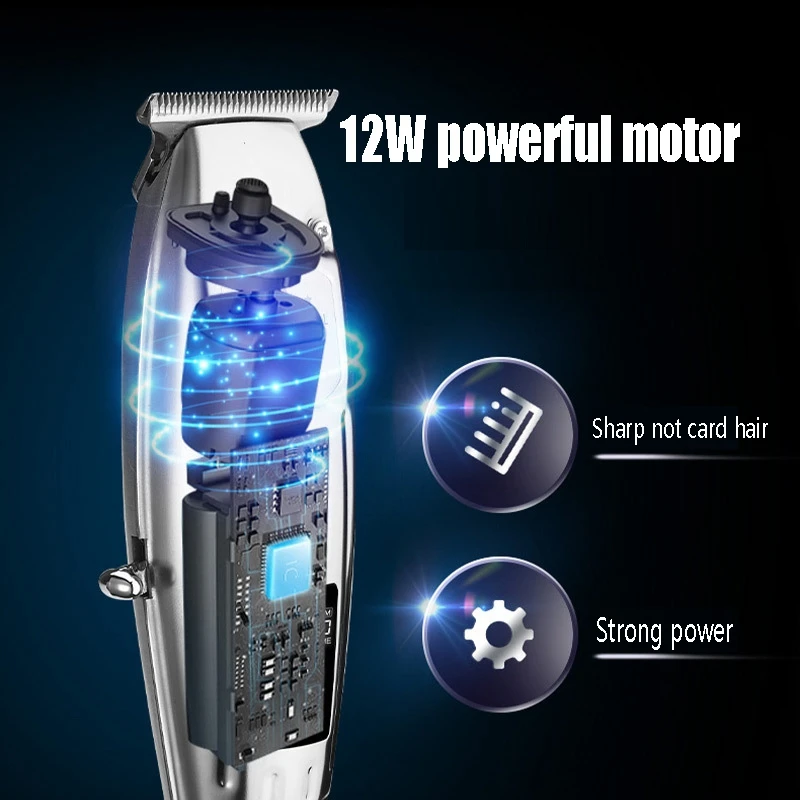 Hair Trimmer for Barber Rechargeable Men Electric Beard Shaver Hair