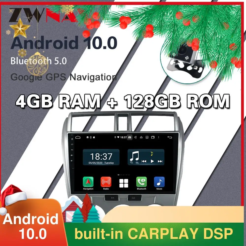 CARPLAY 4G 128G Android 10 2 Din Car Radio multimedia video player For Honda City 2008-2014 navigation GPS audio 2din
CARPLAY 4G 128G Android 10 2 Din Car Radio multimedia video player For Honda City 2008-2014 navigation GPS audio 2din