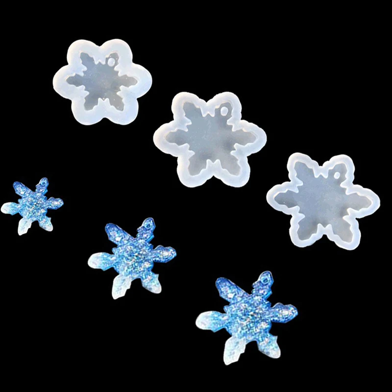 Christmas Molds Snowflake Shape Creative Casting Silicone Moulds For Pendant Making DIY
Christmas Molds Snowflake Shape Creative Casting Silicone Moulds For Pendant Making DIY