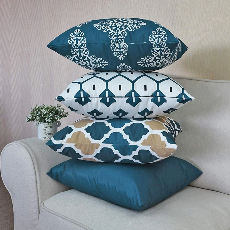 4 Cushion Cover, Geometric Style Simple Modern Polyester Square Decorative Pillow Cover Sofa Car Home Decor Cushion Covers
4 Cushion Cover, Geometric Style Simple Modern Polyester Square Decorative Pillow Cover Sofa Car Home Decor Cushion Covers
