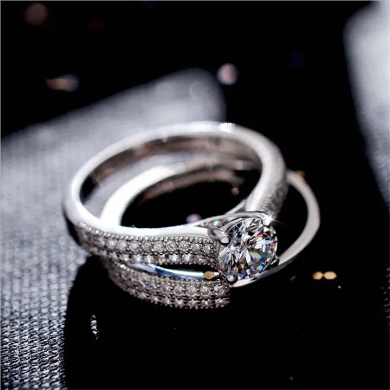Funky Shine Full Rhinestones Gold Rings For Women Couples Wedding Ring Set Promise Designer Jewelry Valentines Gift
Funky Shine Full Rhinestones Gold Rings For Women Couples Wedding Ring Set Promise Designer Jewelry Valentines Gift