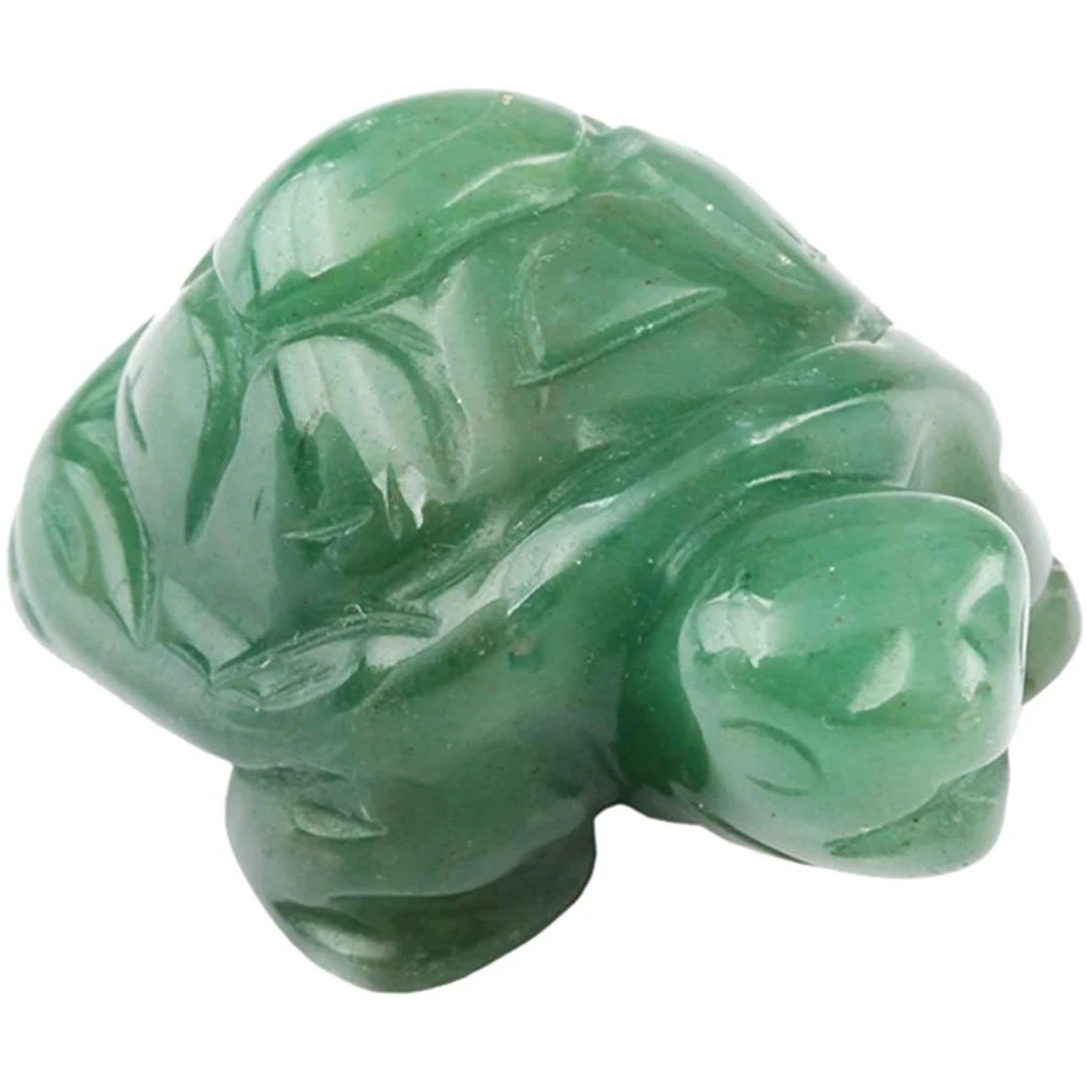 Green Crystal Turtle Statue Sculpture Reiki Healing Pocket Stone Hand Carved Gemstone Tortoise Figurines Fengshui Decor 1.5 Inch
Green Crystal Turtle Statue Sculpture Reiki Healing Pocket Stone Hand Carved Gemstone Tortoise Figurines Fengshui Decor 1.5 Inch