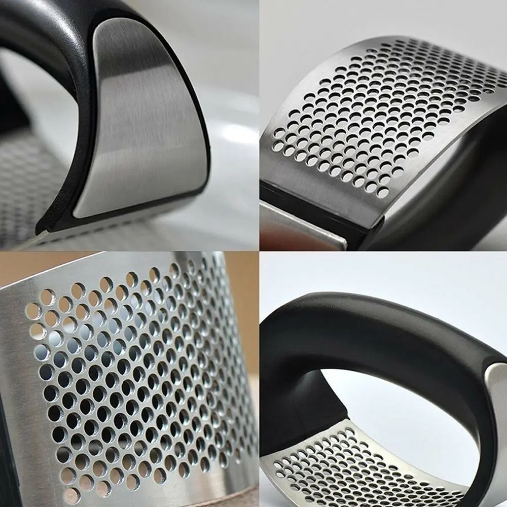 Stainless Steel Garlic Presses Manual Garlic Mincer Slicer With Handle Garlic Crusher Squeezer Vegetable Tool Kitchen Gadget
Stainless Steel Garlic Presses Manual Garlic Mincer Slicer With Handle Garlic Crusher Squeezer Vegetable Tool Kitchen Gadget