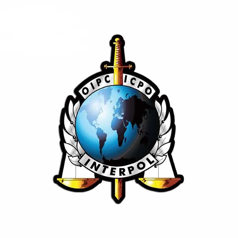 13cm Funny Car Stickers and Decals OIPC ICPO Interpol Seal Waterproof JDM Laptop Vinyl Fine Deco
13cm Funny Car Stickers and Decals OIPC ICPO Interpol Seal Waterproof JDM Laptop Vinyl Fine Deco