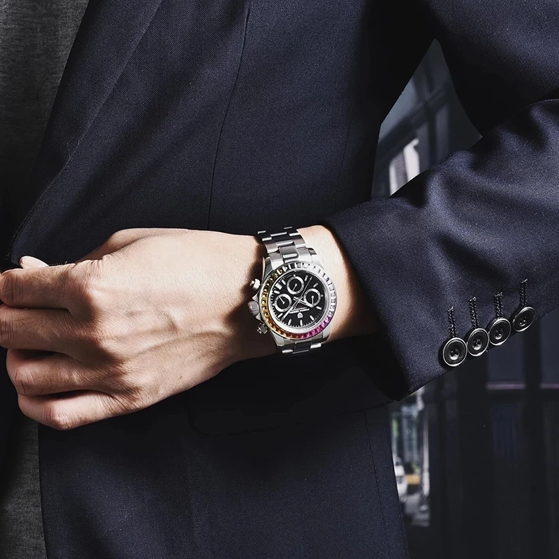 2021 PAGANI DESIGN Men's Watches Luxury Automatic Date Watch Men Quartz Watches For Men Chronograph Japan VK63 Relogio Masculino
2021 PAGANI DESIGN Men's Watches Luxury Automatic Date Watch Men Quartz Watches For Men Chronograph Japan VK63 Relogio Masculino