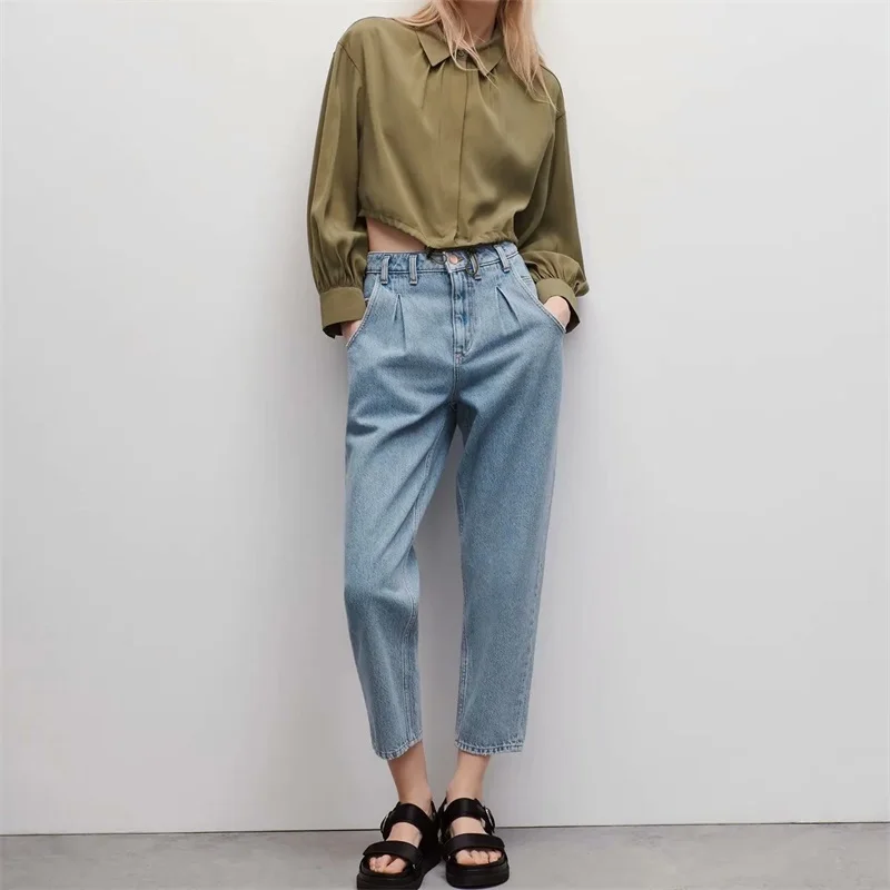 Baldauren Women Fashion 2021 Fashion New Ladies Retro Lapel Drawstring Short Long Sleeve Shirt Streetwear
Baldauren Women Fashion 2021 Fashion New Ladies Retro Lapel Drawstring Short Long Sleeve Shirt Streetwear