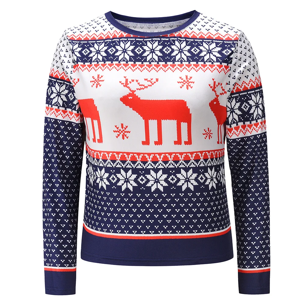 Crewneck Loose Christmas T-shirt Femme Women Vintage 2020 Winter Autumn T-Shirts Cartoon Printing Long-Sleeve Clothing Tops
Crewneck Loose Christmas T-shirt Femme Women Vintage 2020 Winter Autumn T-Shirts Cartoon Printing Long-Sleeve Clothing Tops