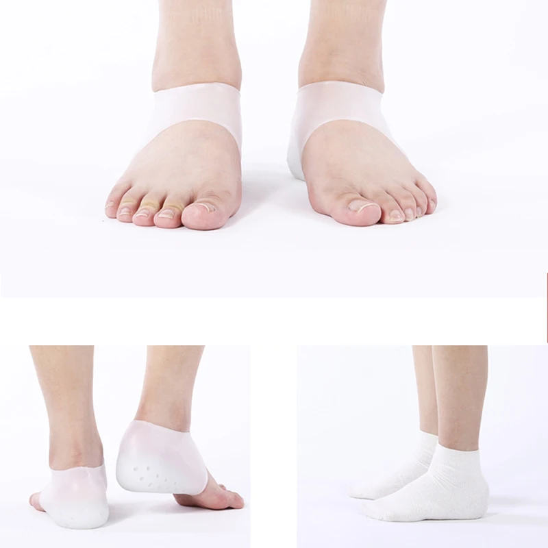 1 Pair Unisex Invisible Height Lifting Increase Silicone Women Men Heel Pads Foot Socks Insoles Foot Skin Care Tool
1 Pair Unisex Invisible Height Lifting Increase Silicone Women Men Heel Pads Foot Socks Insoles Foot Skin Care Tool
