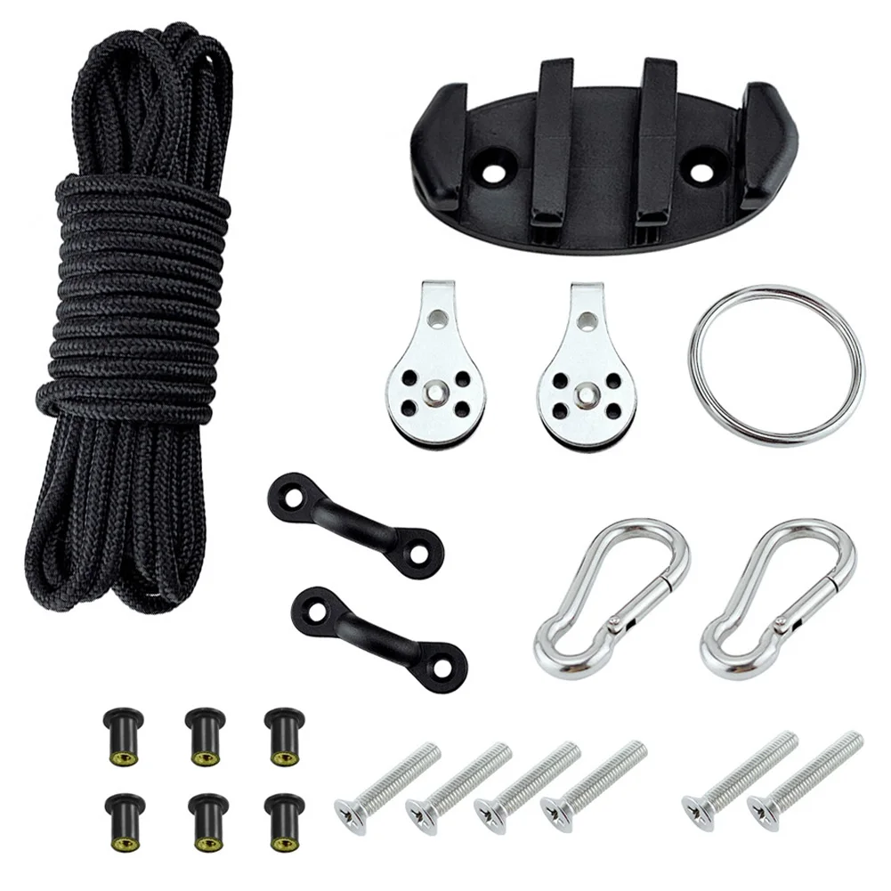 Durable Rigging Easy Install Kit Screws Stable Cleat Kayak Canoe With Pulleys Water Sports Accessories Boat Deck
Durable Rigging Easy Install Kit Screws Stable Cleat Kayak Canoe With Pulleys Water Sports Accessories Boat Deck