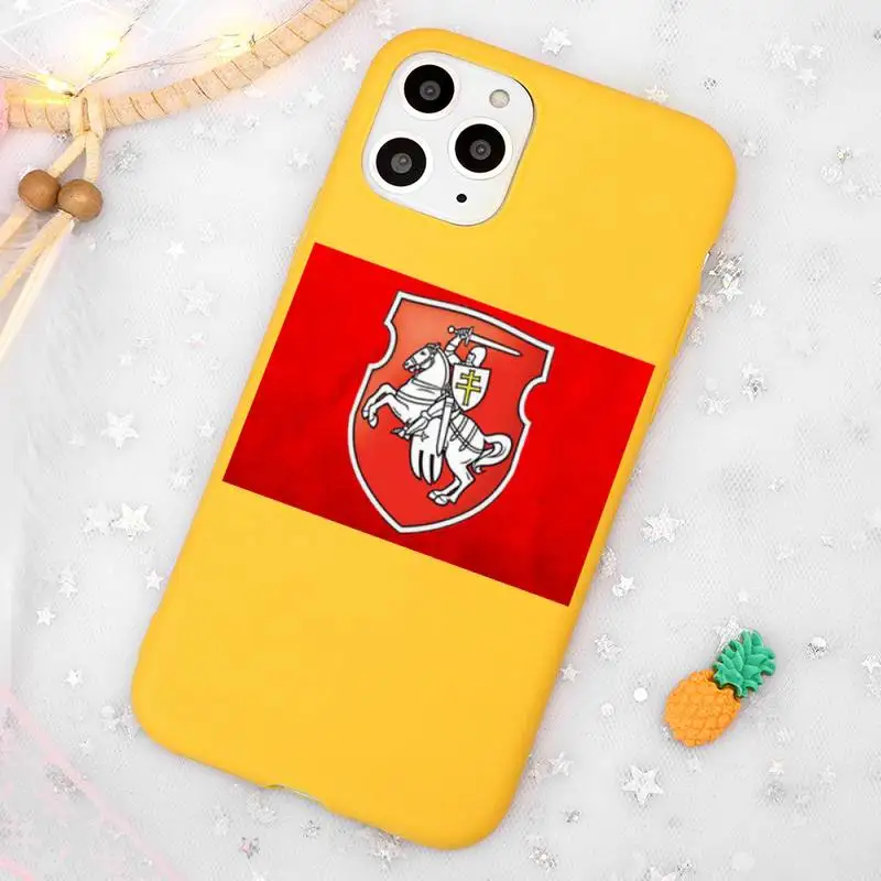 Republic Belarus National flag Phone Case Candy Color Yellow for iPhone 11 12 pro XS MAX 8 7 6 6S Plus X 5S SE 2020 XR
Republic Belarus National flag Phone Case Candy Color Yellow for iPhone 11 12 pro XS MAX 8 7 6 6S Plus X 5S SE 2020 XR