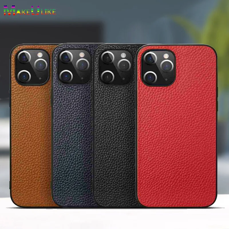 Genuine Leather Case For iPhone 13 12 11 Pro Max Mini Case Lychee Pattern Phone Case for iPhone 12Pro 13Pro 11pro Soft Cover
Genuine Leather Case For iPhone 13 12 11 Pro Max Mini Case Lychee Pattern Phone Case for iPhone 12Pro 13Pro 11pro Soft Cover