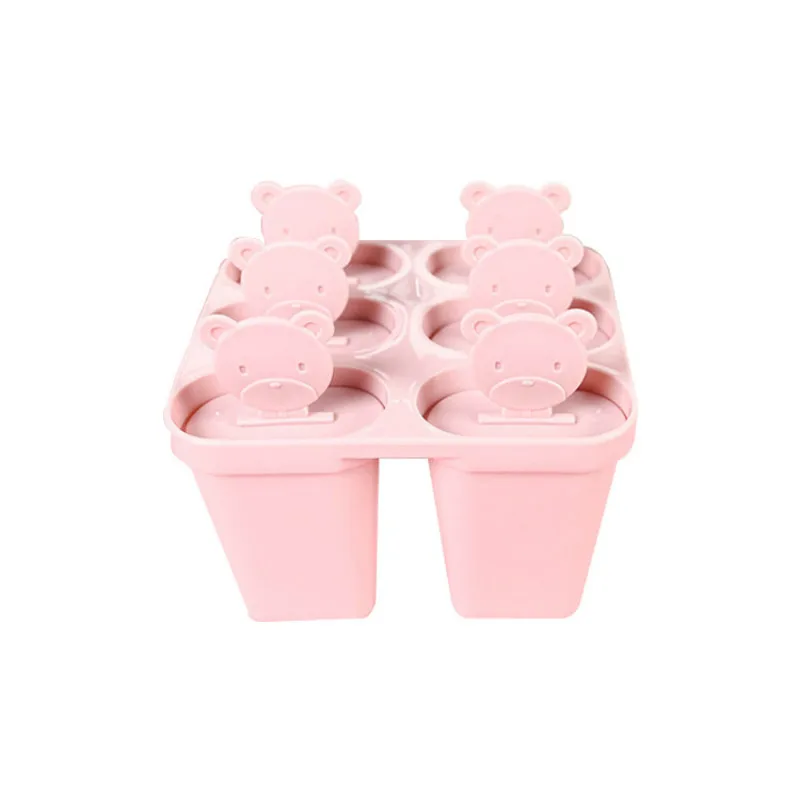 1pc 6 grids lovely DIY combination ice cream mould Ice grid with cover Ice Cream making mould Kitchen Tools 
1pc 6 grids lovely DIY combination ice cream mould Ice grid with cover Ice Cream making mould Kitchen Tools