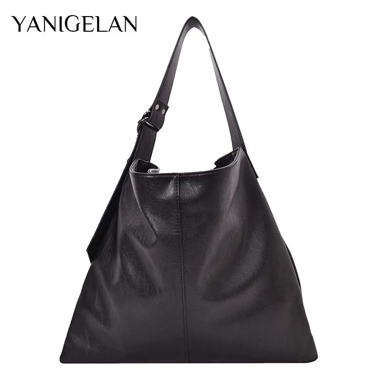 Soft Leather Handbags Luxury Big Women Bag Large Capacity Casual Shoulder Pack Popular Simple Female Daily Bags Sac A Main Femme
Soft Leather Handbags Luxury Big Women Bag Large Capacity Casual Shoulder Pack Popular Simple Female Daily Bags Sac A Main Femme