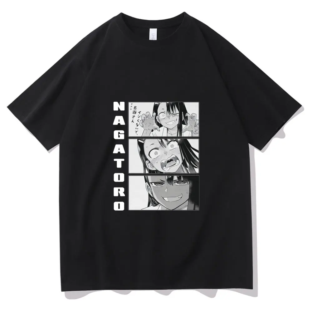 Anime Don't Toy with Me Miss Nagatoro Tshirt Men Women Classic Black White Print Tees Short Sleeve New Woman Loose T Shirts Tops
Anime Don't Toy with Me Miss Nagatoro Tshirt Men Women Classic Black White Print Tees Short Sleeve New Woman Loose T Shirts Tops