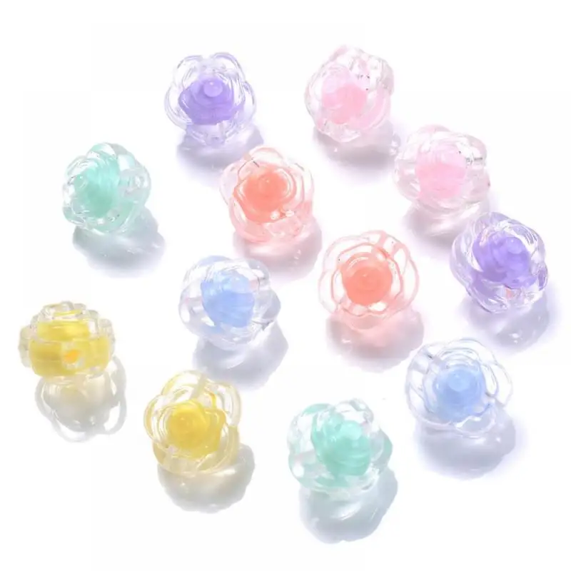 New 30Pcs/Lot Transparent Mixed Flower Shape Acrylic Loose Spacer Beads For Jewelry Making DIY Handmade Accessories 11x12mm
New 30Pcs/Lot Transparent Mixed Flower Shape Acrylic Loose Spacer Beads For Jewelry Making DIY Handmade Accessories 11x12mm