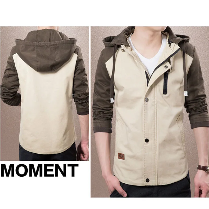 2020 New fashion jacket men Spring autumn hooded patchwork color parka men young casual slim solid jacket popular jackets men
2020 New fashion jacket men Spring autumn hooded patchwork color parka men young casual slim solid jacket popular jackets men