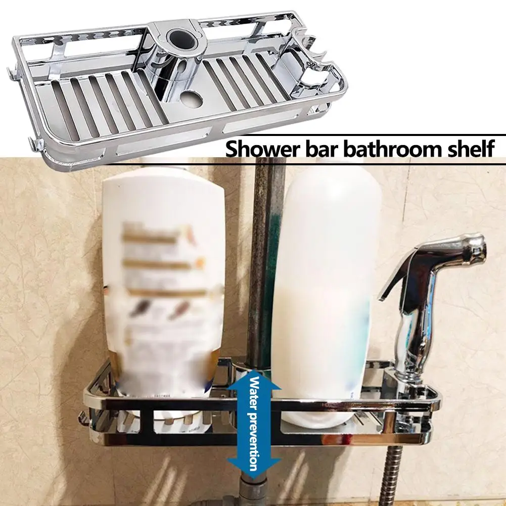 Plastic Chrome Lifting Shower Shelf Multi-functional Equipment Storage Rack Organizer Bathroom Rectangle Accessories
Plastic Chrome Lifting Shower Shelf Multi-functional Equipment Storage Rack Organizer Bathroom Rectangle Accessories