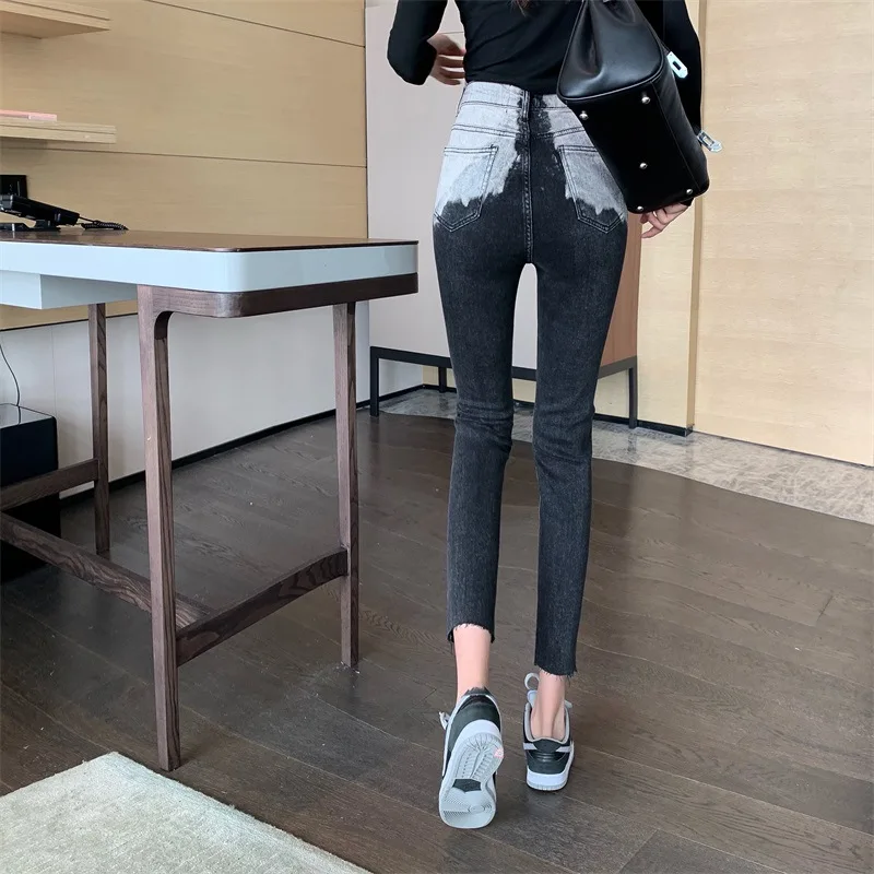 Women Jeans Pant Black Korean Crop Jeans Girls Students Vintage Slim Fit Pants Female High Waist Denim Pants Fashion Color Block
Women Jeans Pant Black Korean Crop Jeans Girls Students Vintage Slim Fit Pants Female High Waist Denim Pants Fashion Color Block