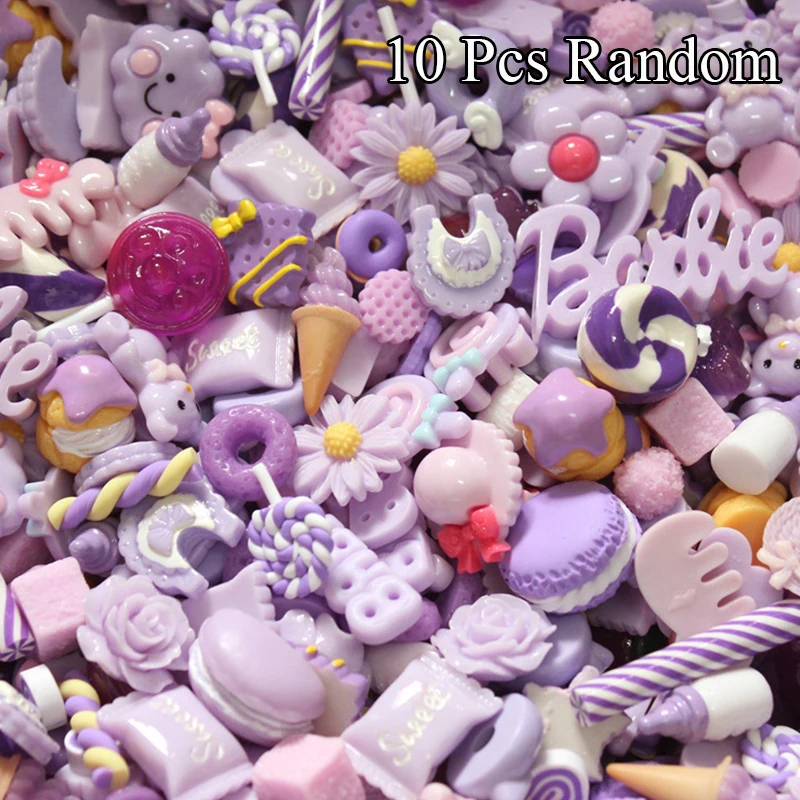 10PCS Nail Decor Lollipop Clay Kawaii Mixed Jelly Acrylic Nail Decoration 3D Assorted Candy Resin Decorations Manicure
10PCS Nail Decor Lollipop Clay Kawaii Mixed Jelly Acrylic Nail Decoration 3D Assorted Candy Resin Decorations Manicure