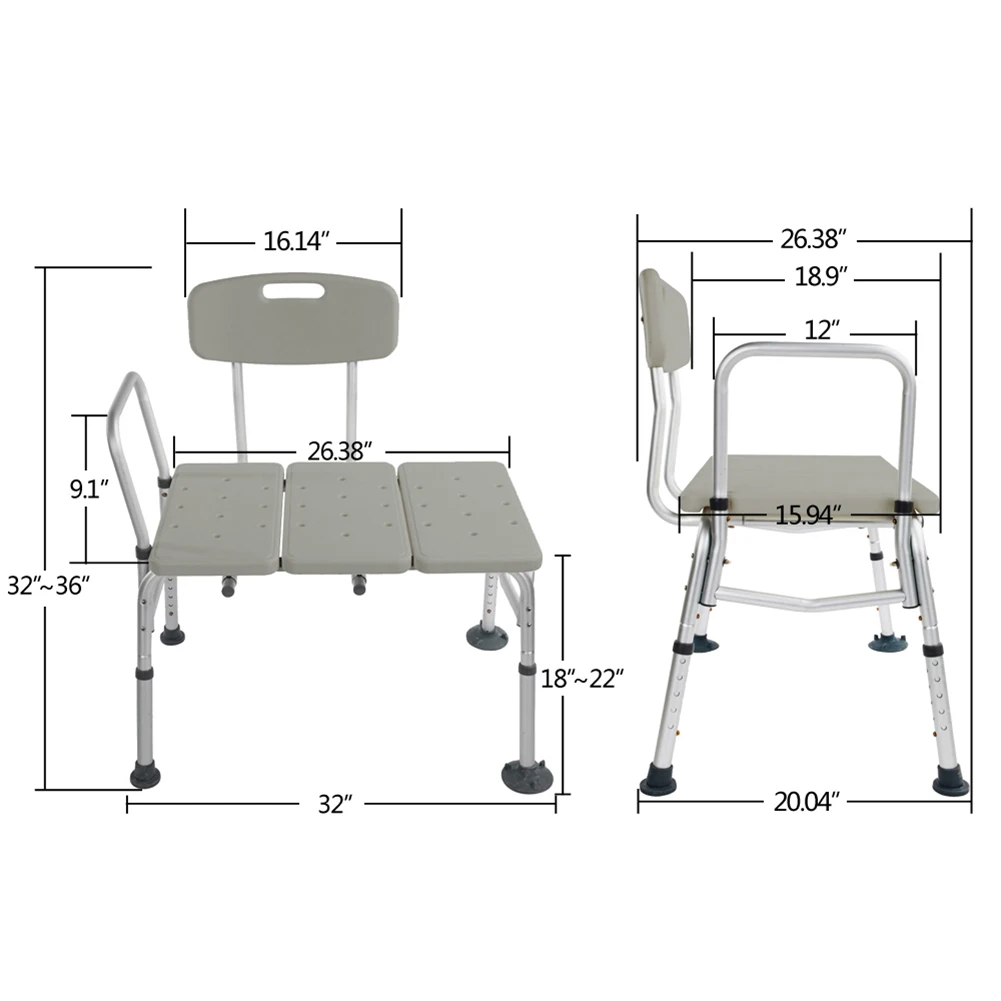 FCH Height Adjustable Elderly Bath Tub Shower Chair Bench Stool Seat Safe Bathroom Environment Product
FCH Height Adjustable Elderly Bath Tub Shower Chair Bench Stool Seat Safe Bathroom Environment Product