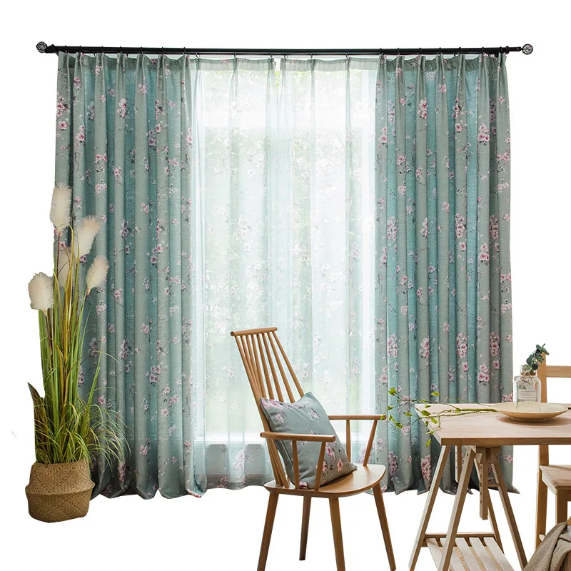 Curtains for Living Room Bedroom Garden American half shading shredded flower curtain finished floor window flat window fabric
Curtains for Living Room Bedroom Garden American half shading shredded flower curtain finished floor window flat window fabric