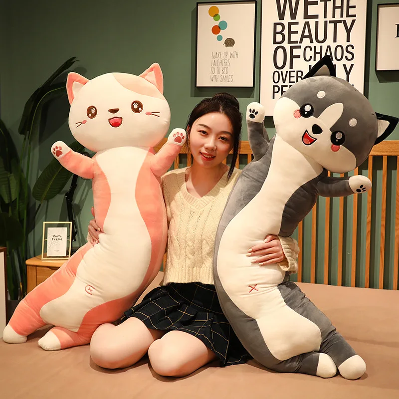kawaii Cat Plush Toys Cute Stuffed Soft Dog Husky Long Pillow for Children Kids Sleeping Cushion Gift
kawaii Cat Plush Toys Cute Stuffed Soft Dog Husky Long Pillow for Children Kids Sleeping Cushion Gift