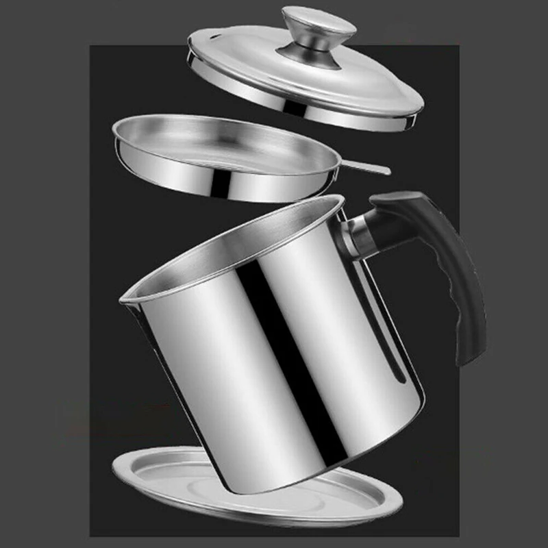 1.2L нержавеющая сталь масляный фильтр горшок контейнер для приготовления масла фильтр для хранения горшок может Нескользящая ручка фильтр ...
1.2L нержавеющая сталь масляный фильтр горшок контейнер для приготовления масла фильтр для хранения горшок может Нескользящая ручка фильтр ...