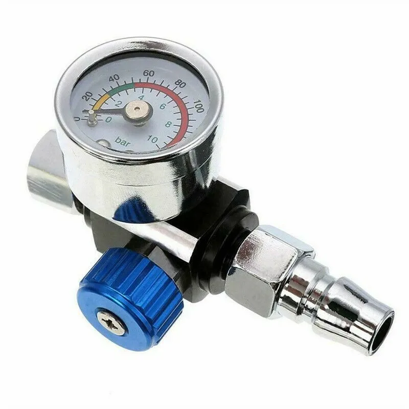 1/4" Air Control Compressor Air Valve Regulator Tool Tail Pressure Gauge Nozzle For Spray Paint Gun Pneumatic Tool Accessory
1/4" Air Control Compressor Air Valve Regulator Tool Tail Pressure Gauge Nozzle For Spray Paint Gun Pneumatic Tool Accessory