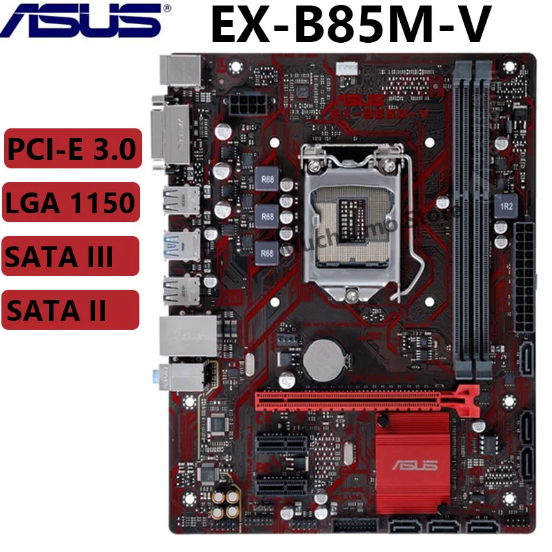 Материнская плата Asus EX-B85M-V сокет LGA 1150 для настольного ПК 100% оригинал i7 i5 i3 DDR3 SATA3