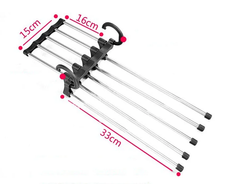 5 in 1 stainless steel scarf tie belt rack hanger remove pants trousers storage bag and non-slip strip drying rack storage bag#4
5 in 1 stainless steel scarf tie belt rack hanger remove pants trousers storage bag and non-slip strip drying rack storage bag#4